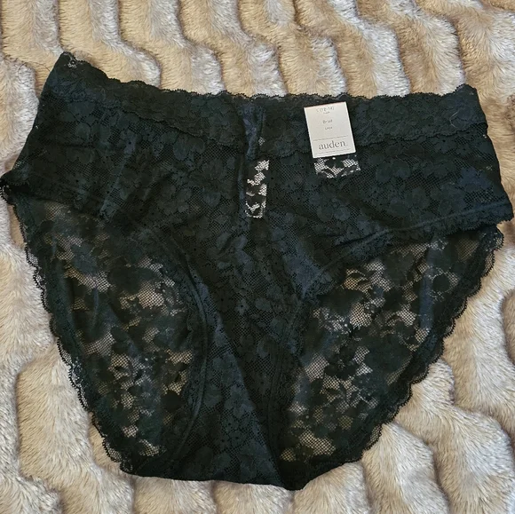 3 pair lot of NWT Auden Lace Brief Panties L - Picture 3 of 6